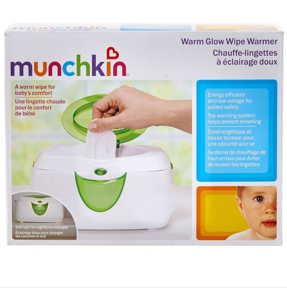 Munchkin Warm Glow Wipe Warmer - White EUC - Picture 7 of 7